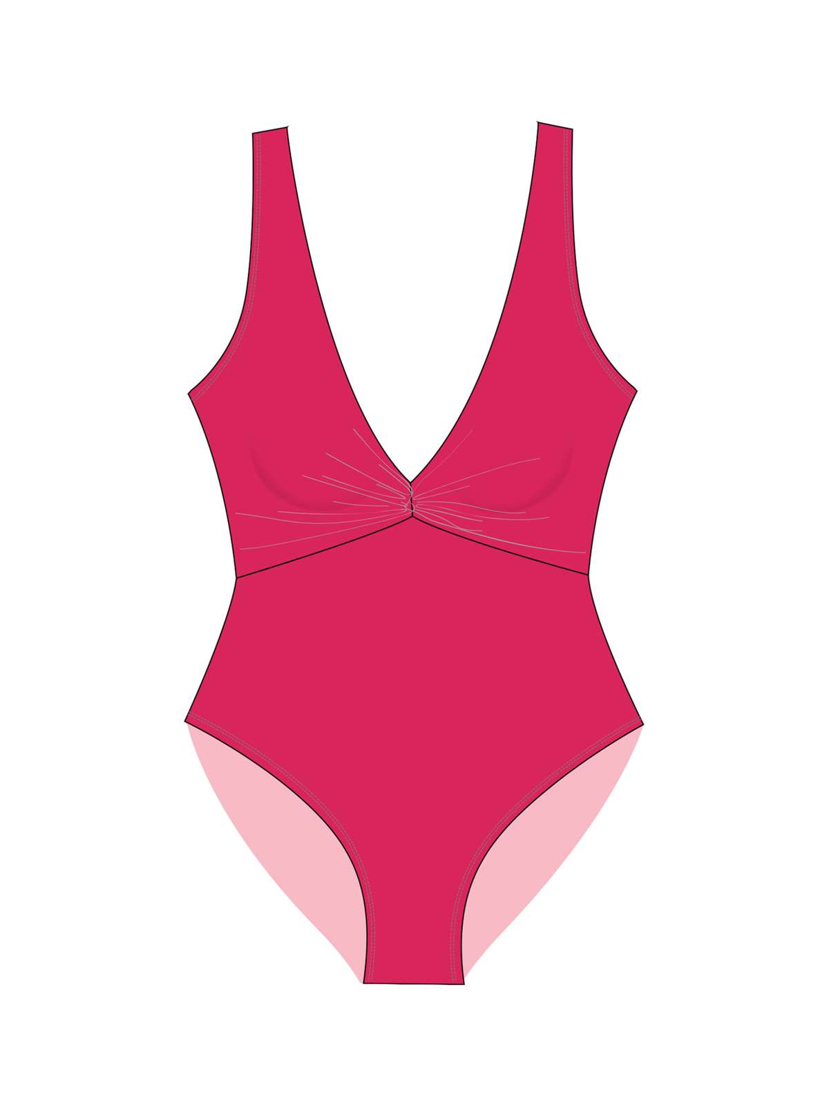 Canberra Removable Pads Swimsuit