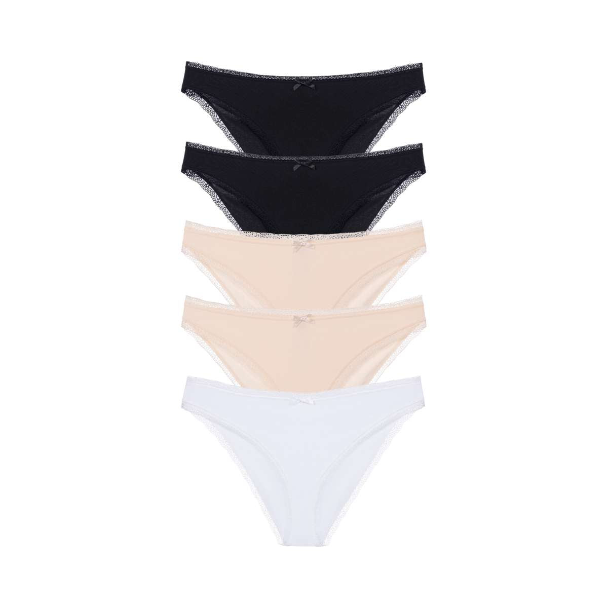Essential Cotton 5 Pack Brazilian