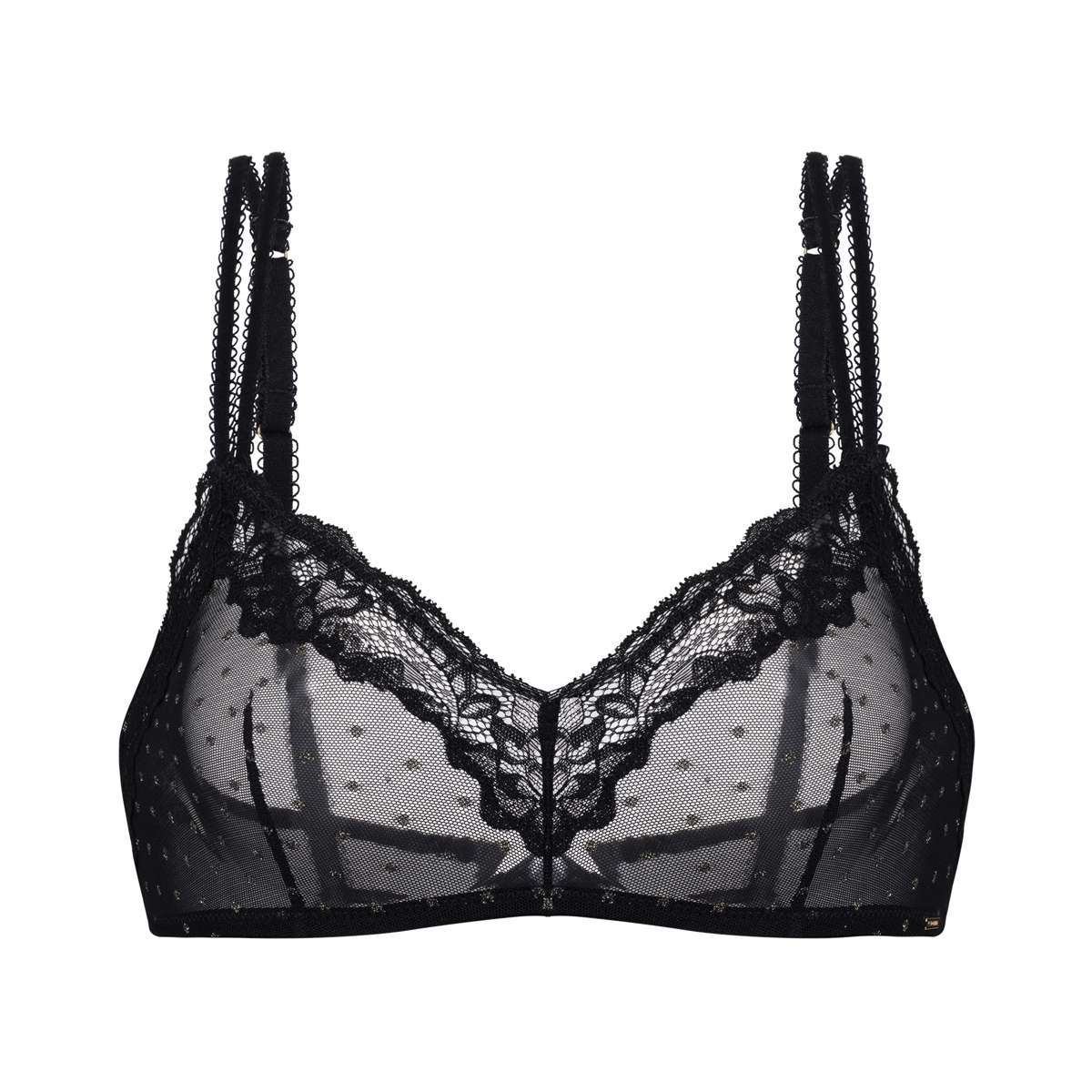 Origins Shimmer Dot Mesh Non Padded Bralette