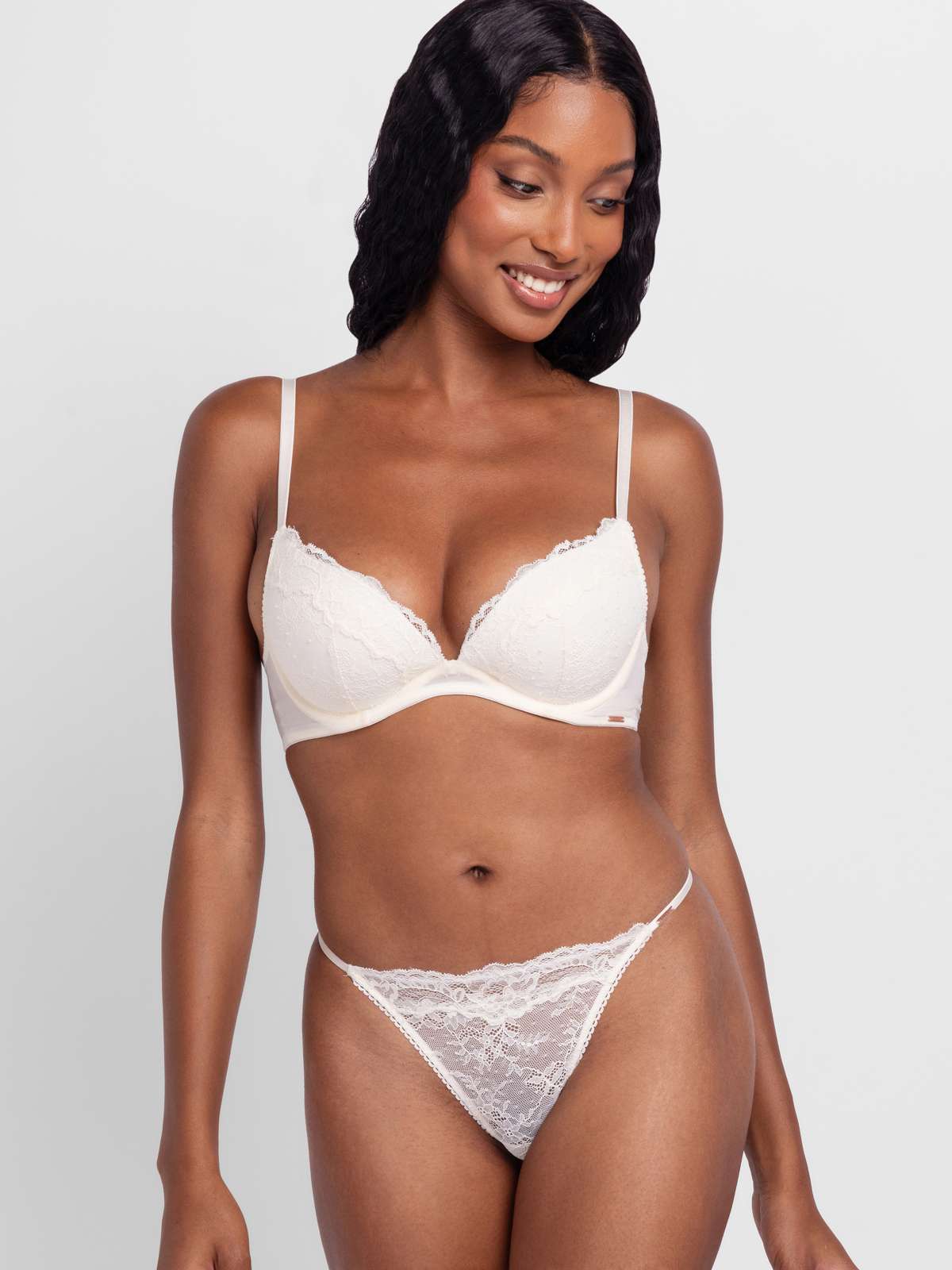 Origins Padded Push Up Plunge Bra