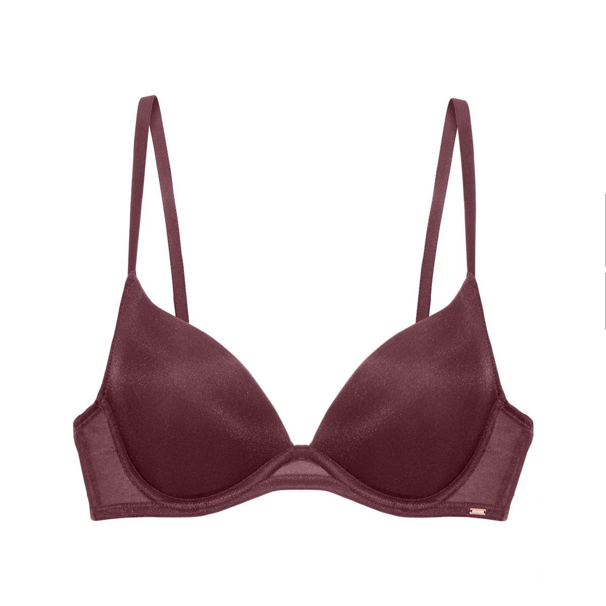 Origins Shimmer Mesh Push Up Push Up Plunge Bra