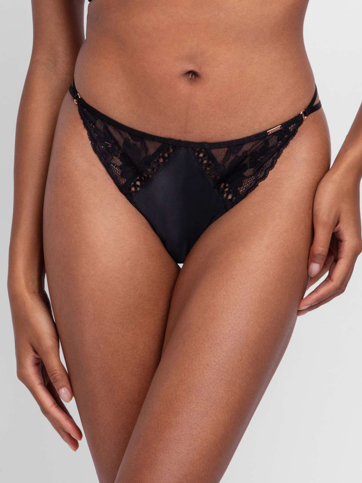 Lyra Satin Thong