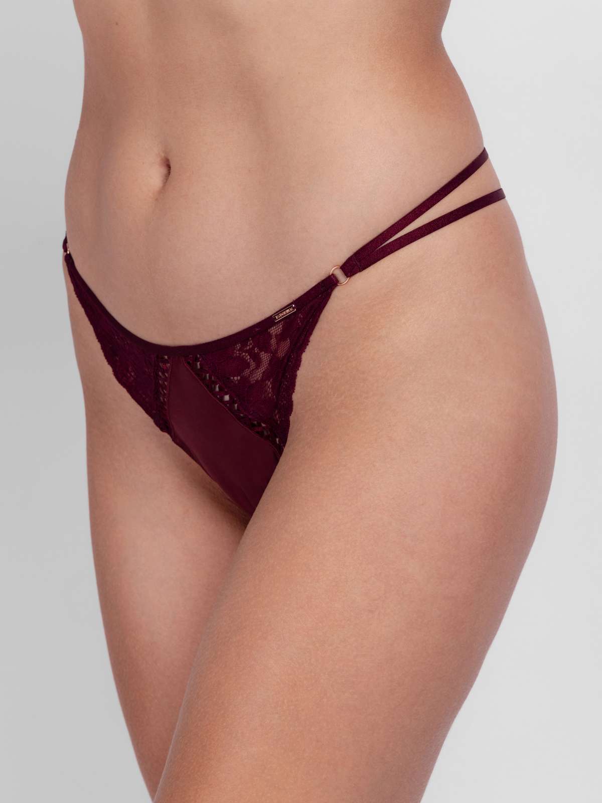 Lyra Satin Thong