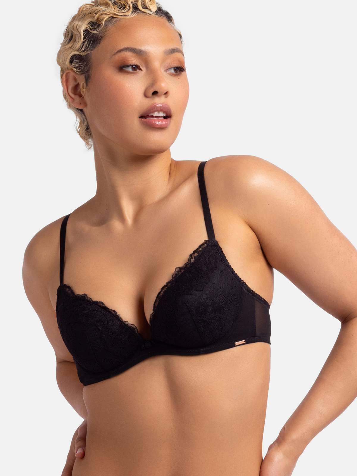 Origins Padded Push Up Plunge Bra